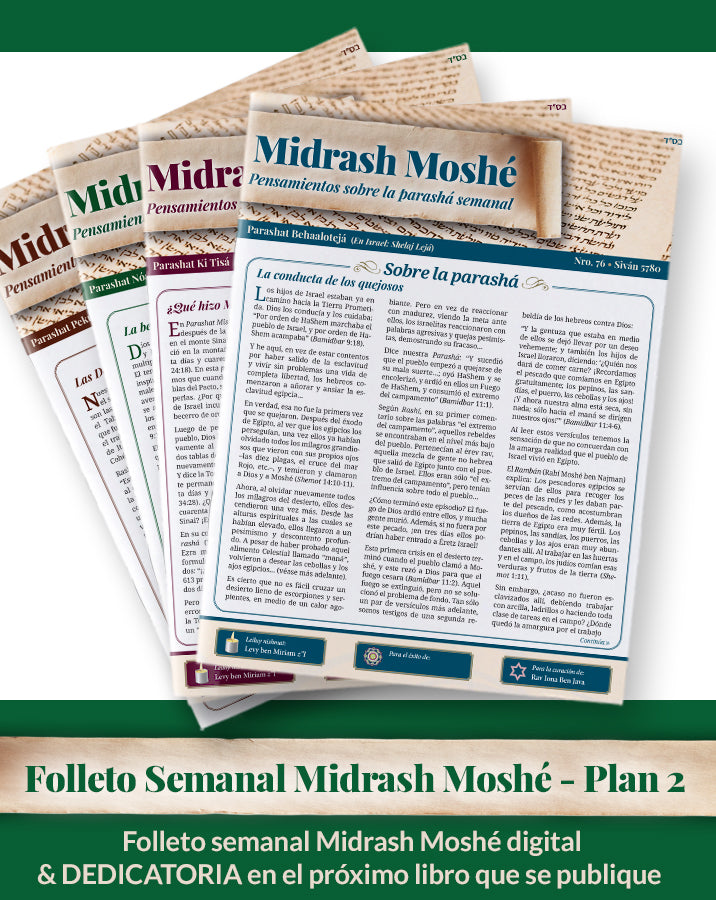 Midrash Moshé – Plan 2